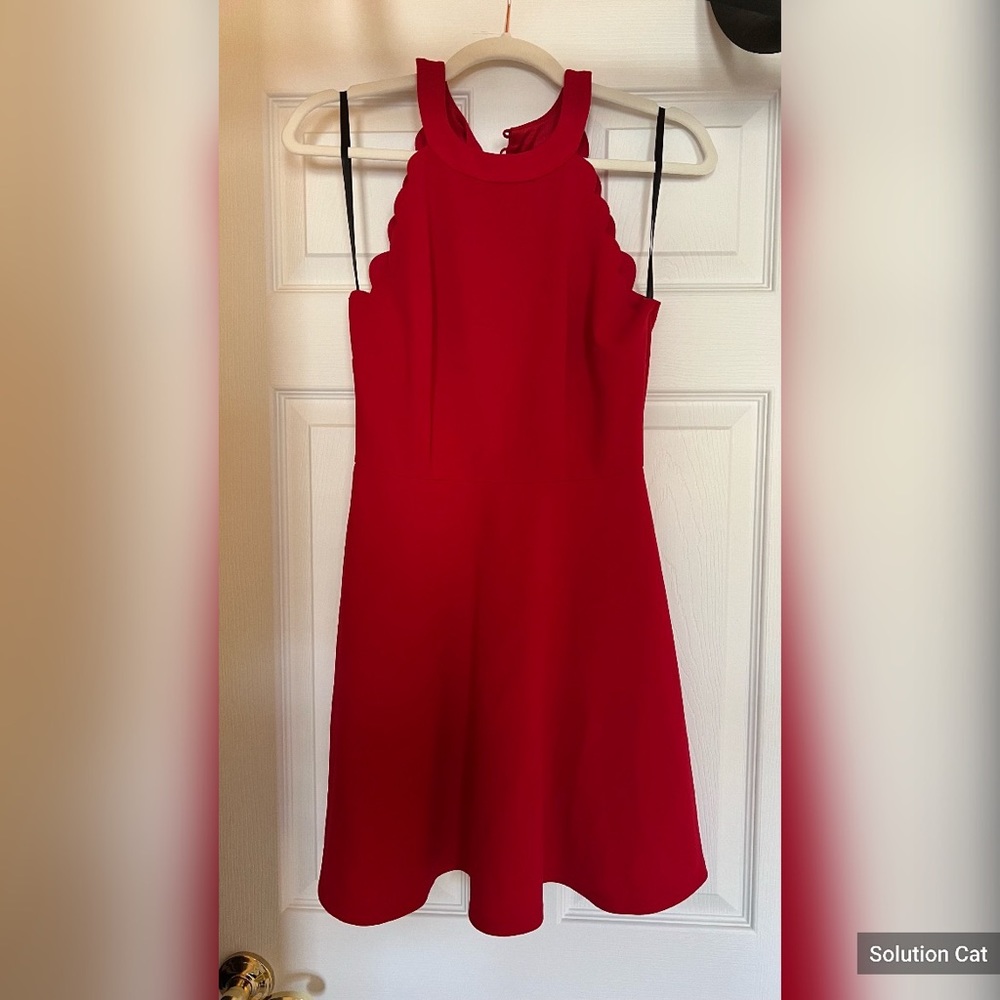 BCX red dress, EUC-worn once to a wedding
